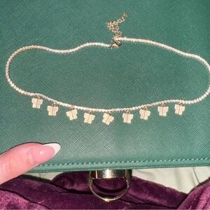 Dazzling Butterfly Tennis Necklace